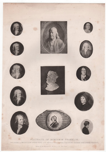 Portraits of Benjamin Franklin